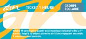 Ticket groupe scolaire