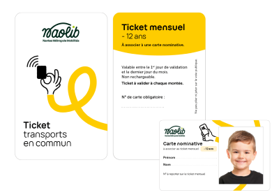 Ticket mensuel - 12 ans